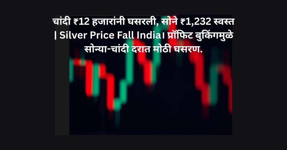 Silver Price Fall India